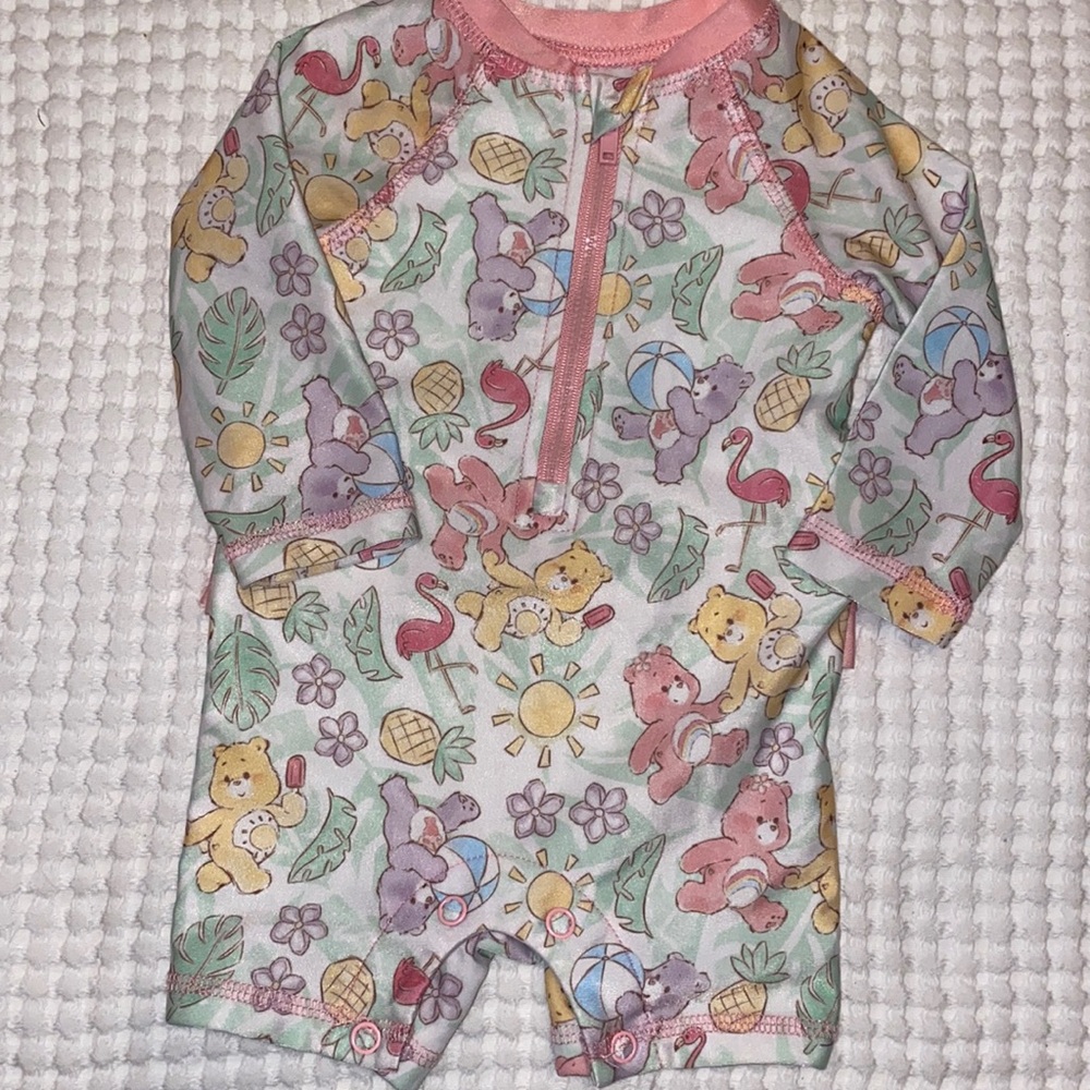 CareBear bathing suit 3-6 months